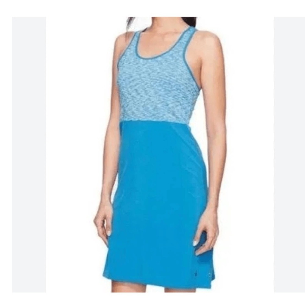 Smartwool Willow Lake Dress Blue Merino Wool Blend Small Outdoor